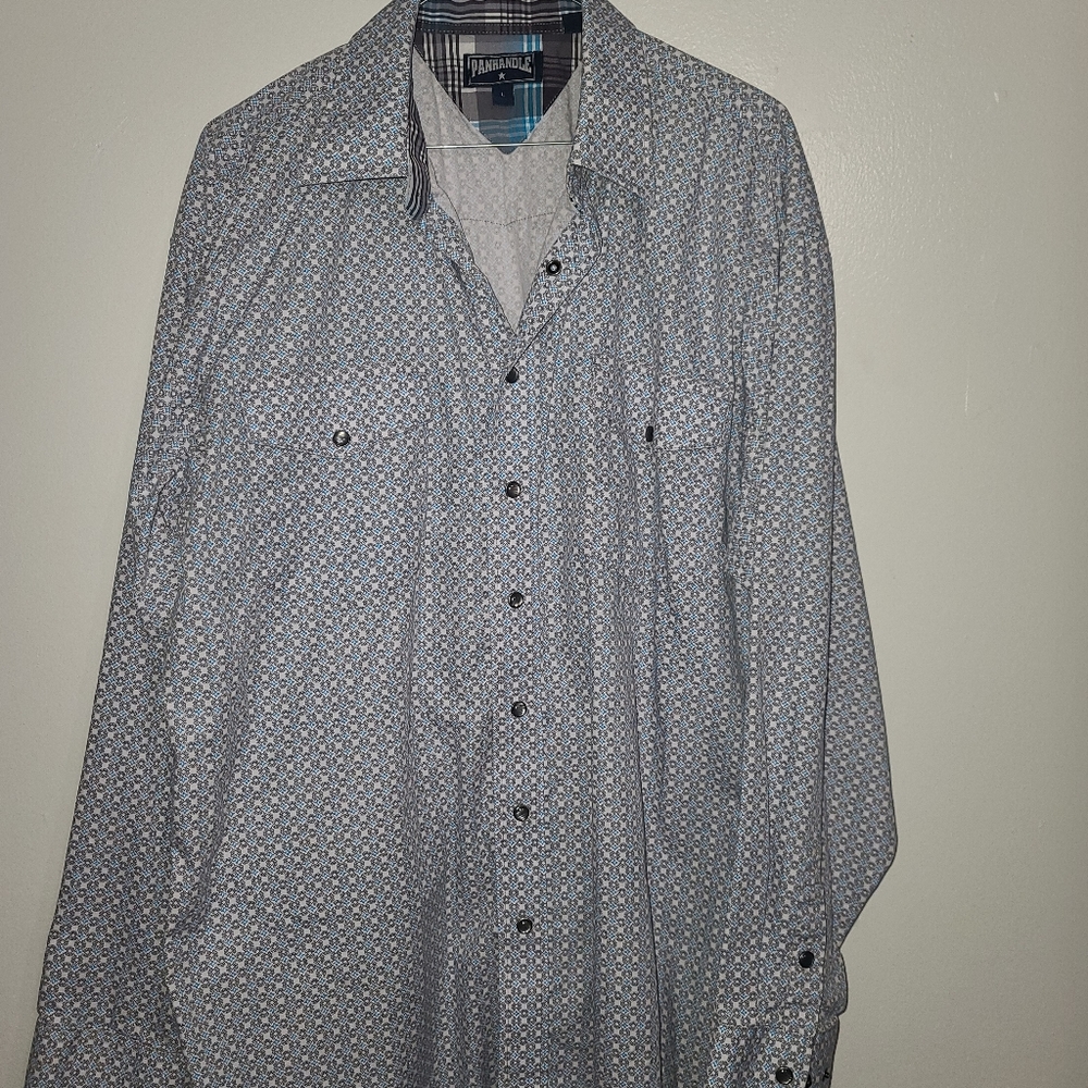XL Panhandle snap up western shirt
